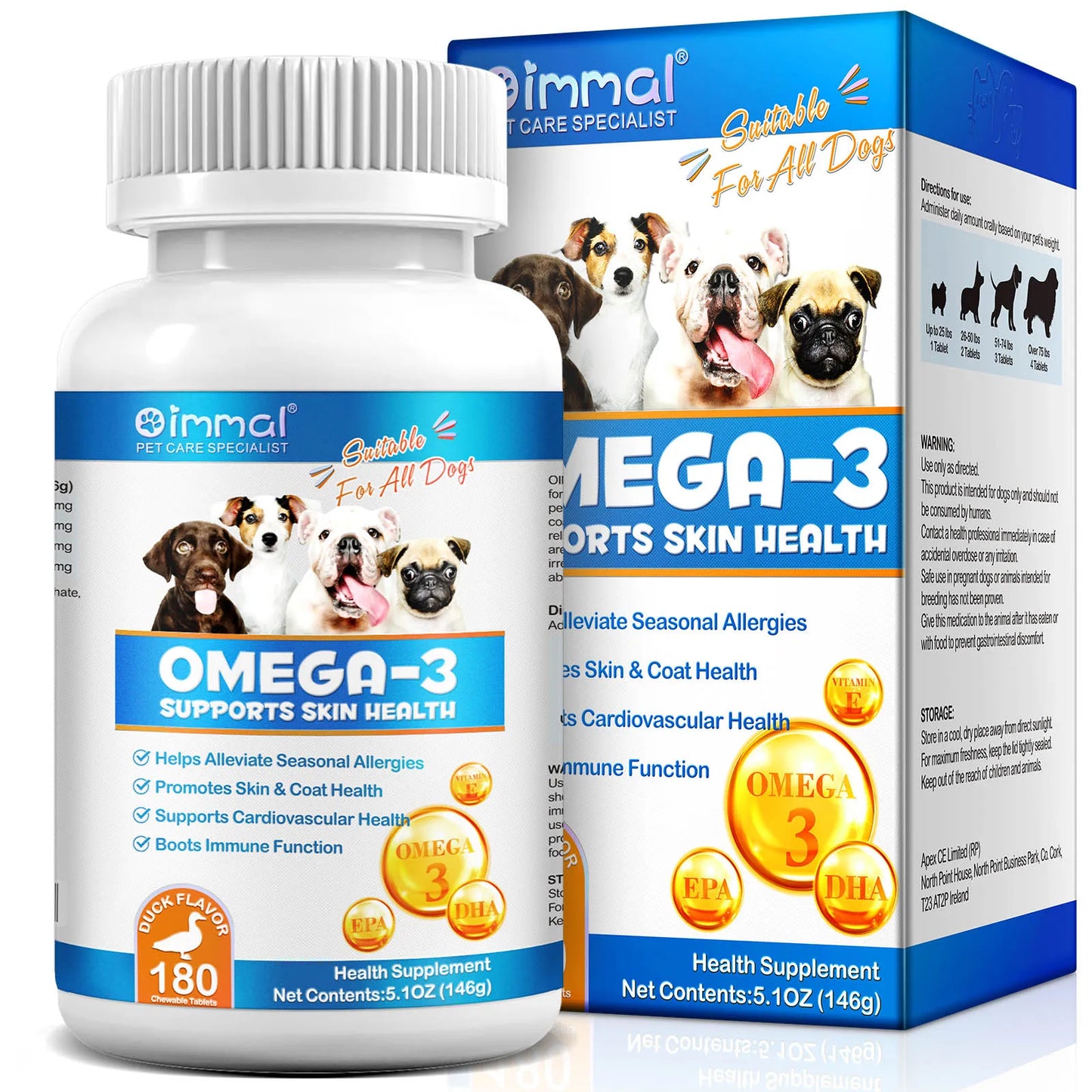 OMEGA-3 Health Supplement Suit