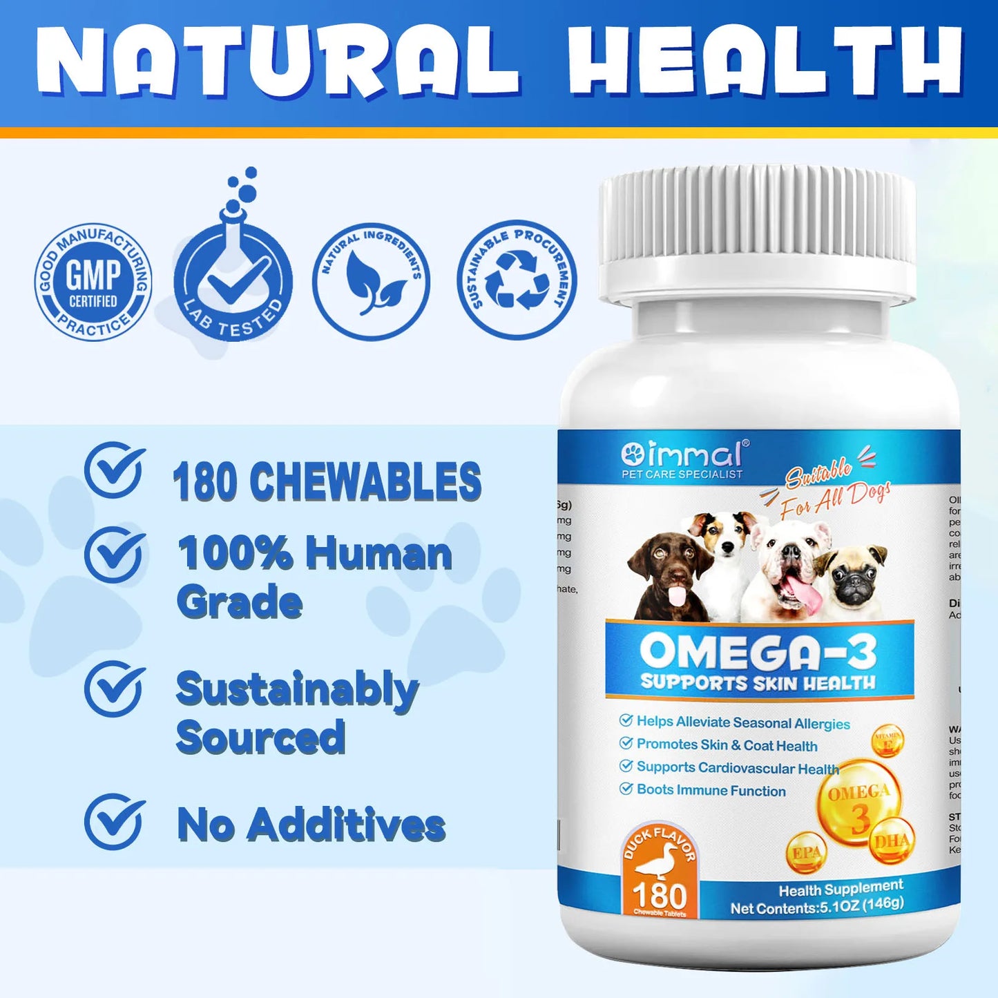 OMEGA-3 Health Supplement Suit