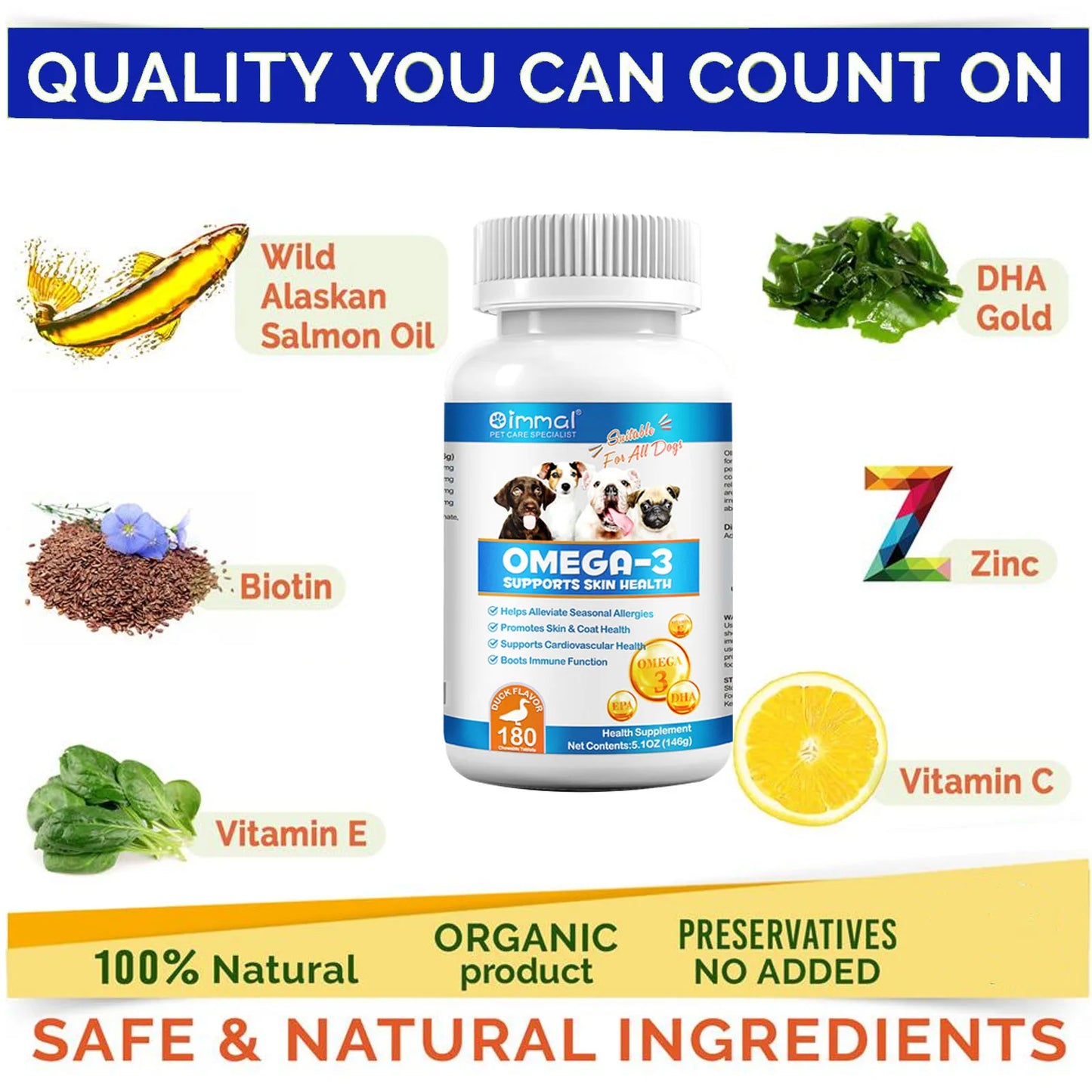 OMEGA-3 Health Supplement Suit
