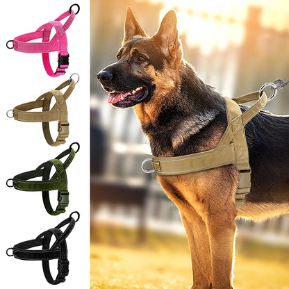 Reflective No-Pull Nylon Dog Harness