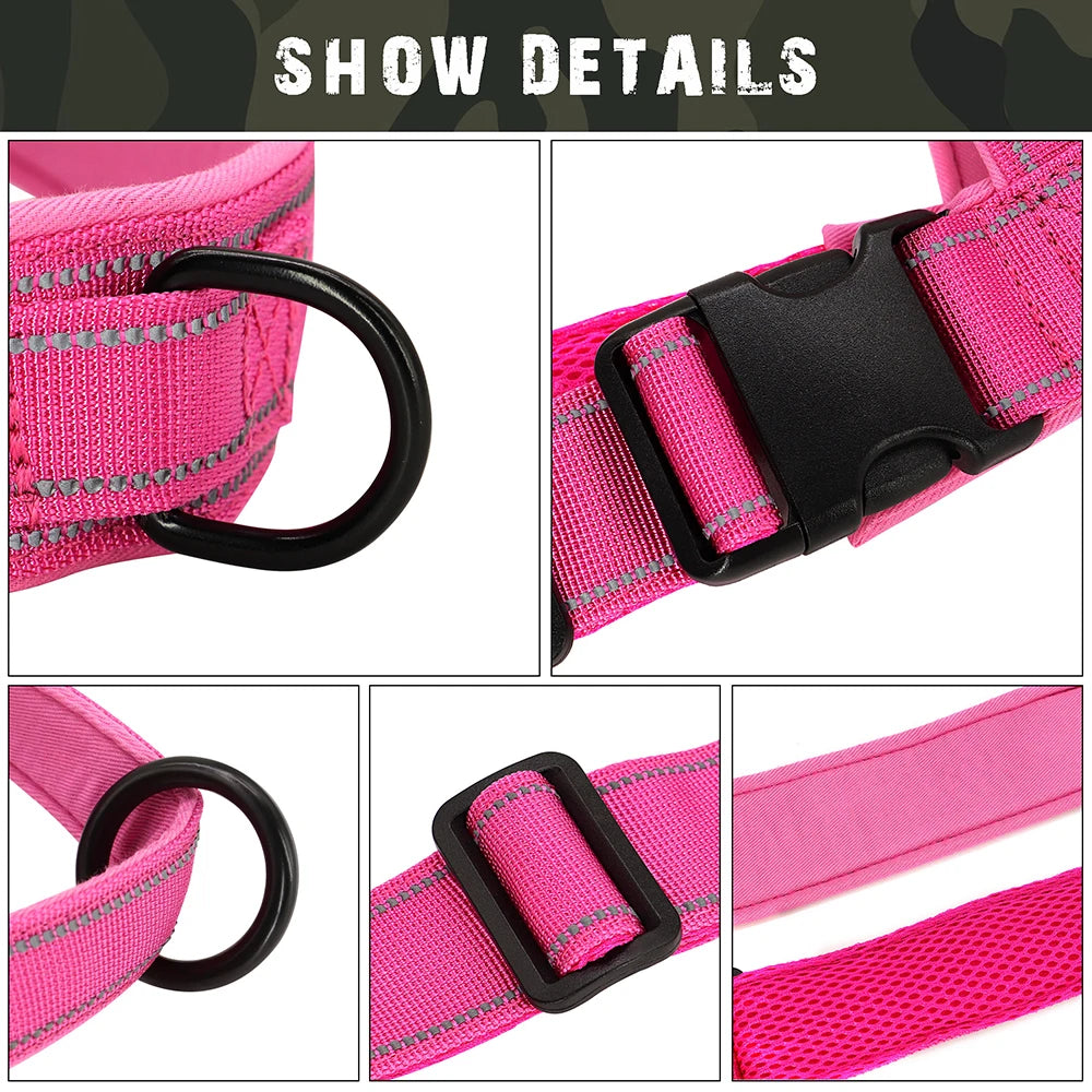 Reflective No-Pull Nylon Dog Harness