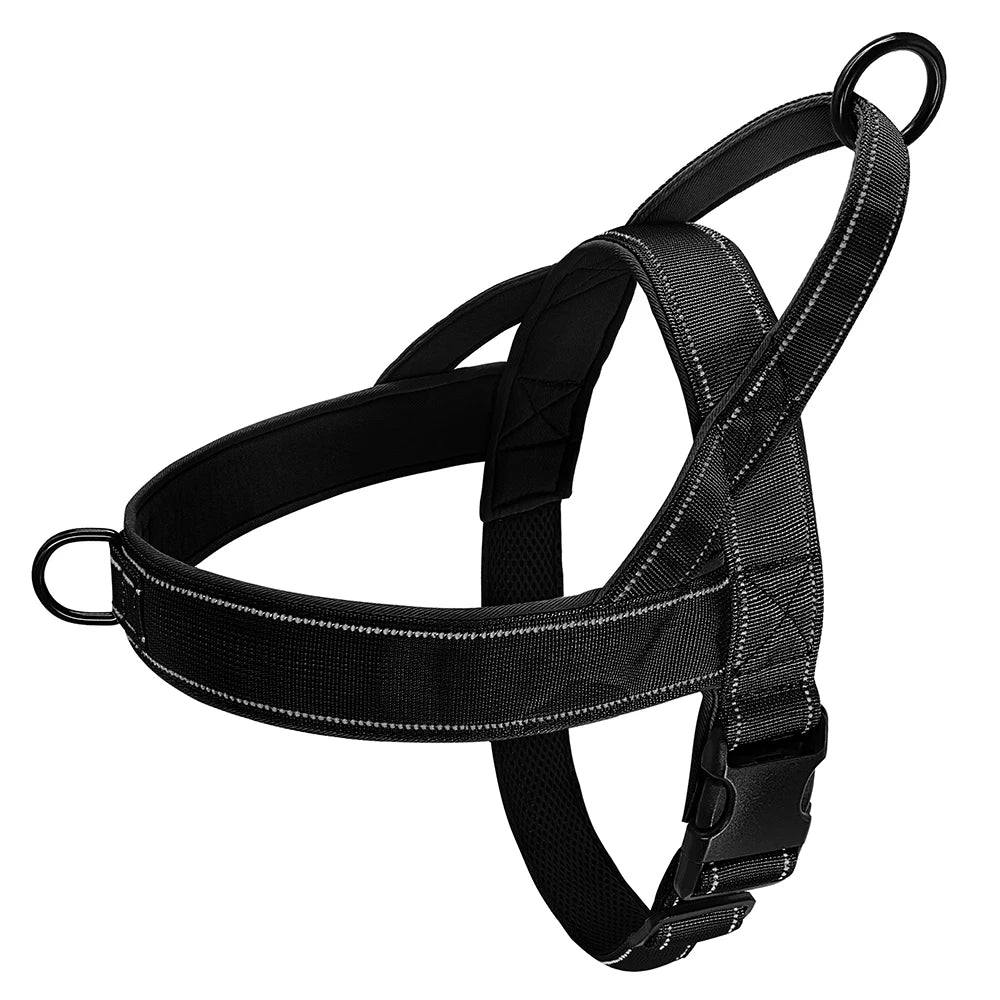 Reflective No-Pull Nylon Dog Harness