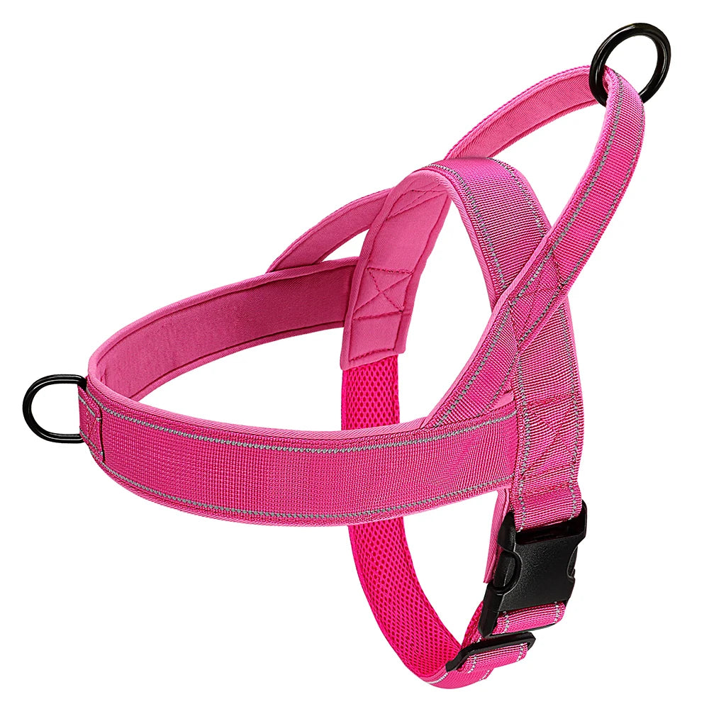 Reflective No-Pull Nylon Dog Harness