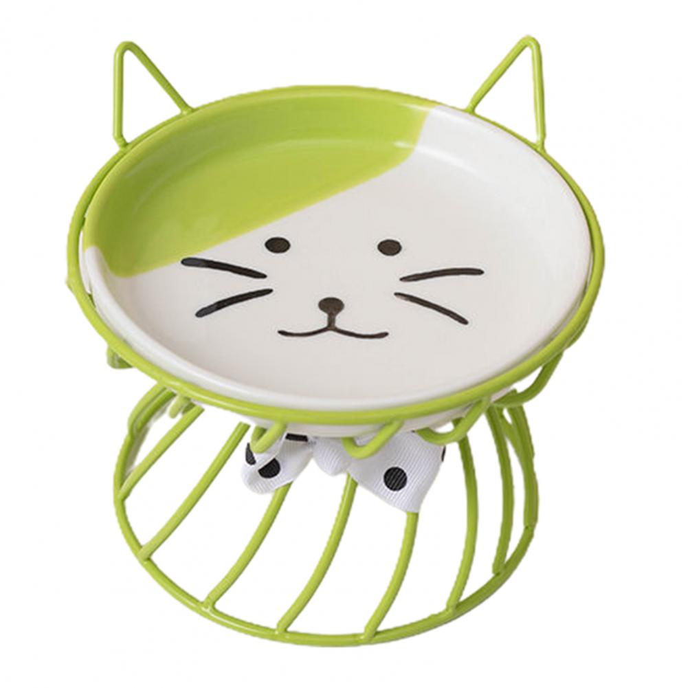 Elevated Cat Food Bowl Large Capacity