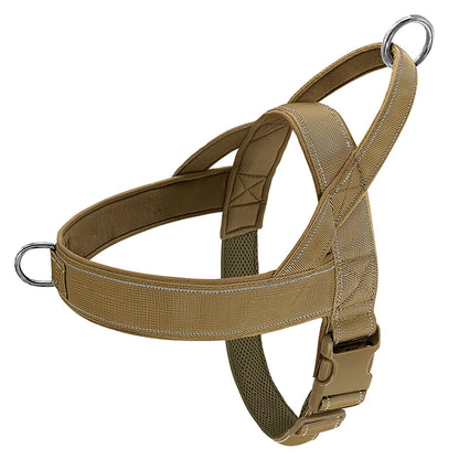 Reflective No-Pull Nylon Dog Harness