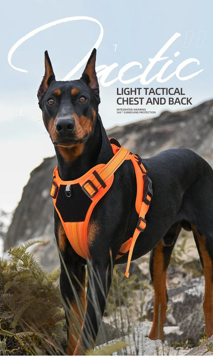 Multi Functional Nylon Reflective Dog Harness