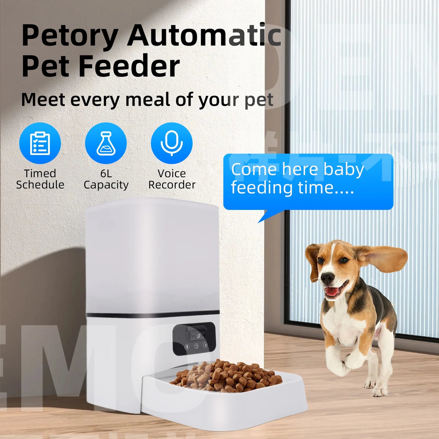 6L 5G Smart Camera APP Pet Feeder