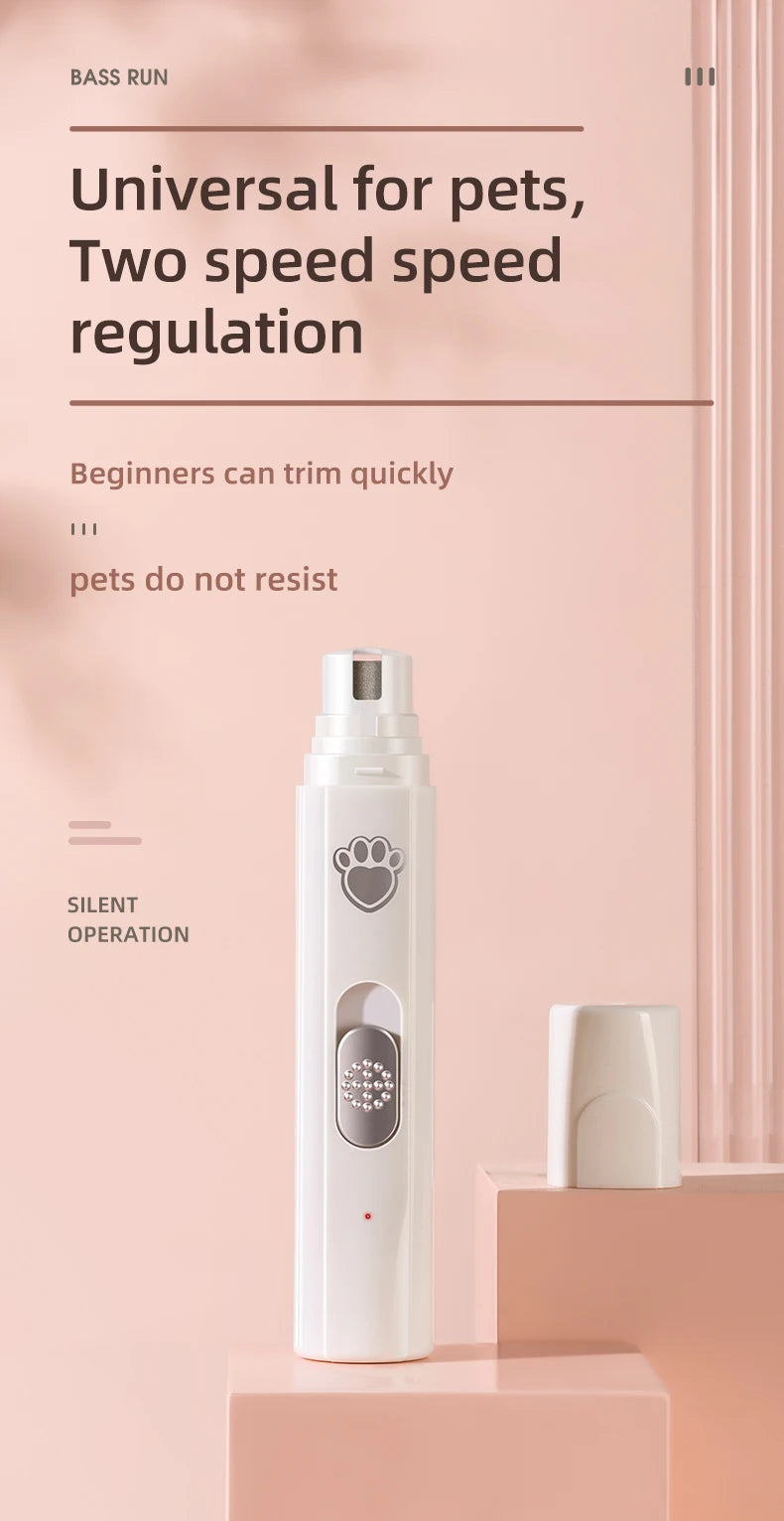 500 MAh 2-Speed Pet Nail Trimmers
