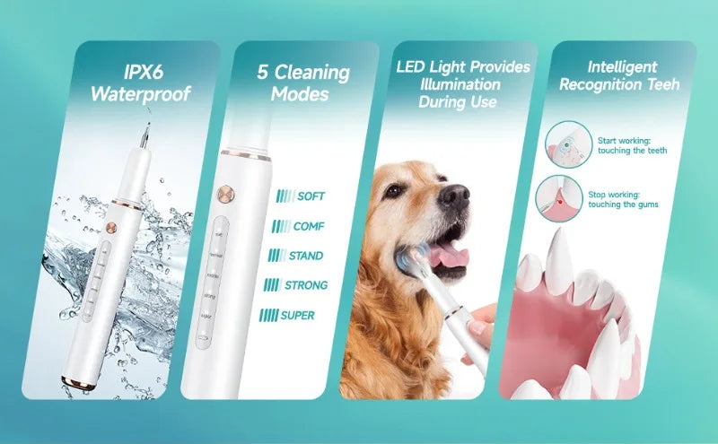 Electric Pet Ultrasonic Dental Cleaner