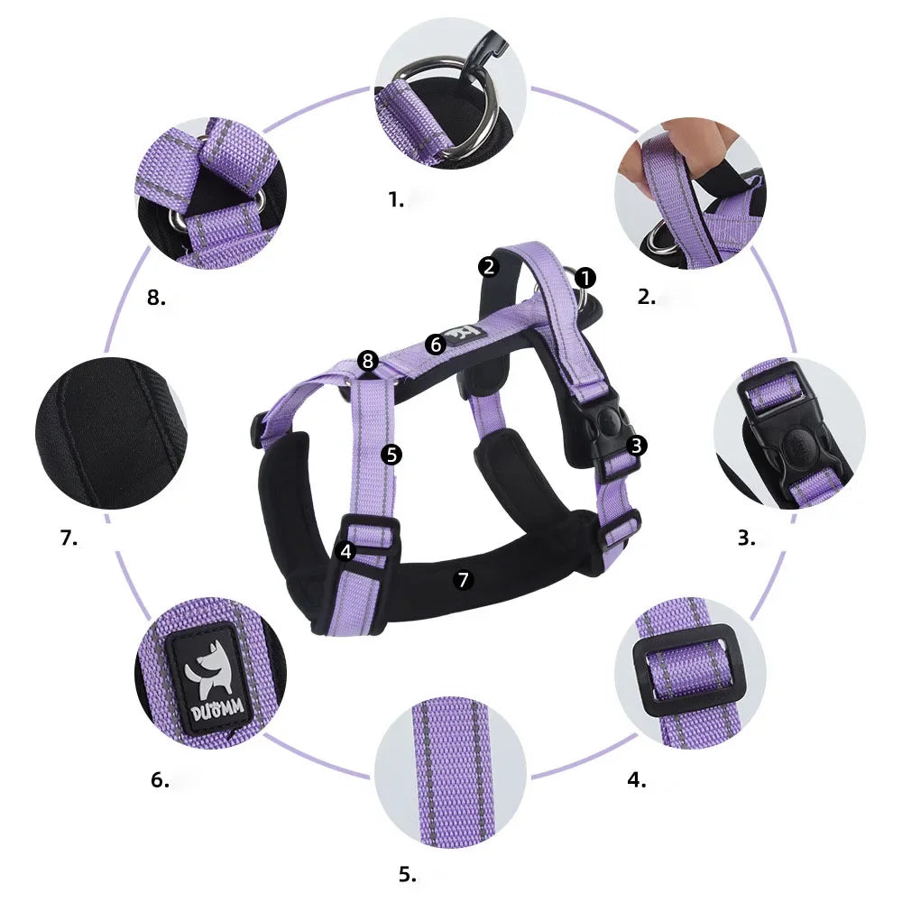 Reflective Adjustable Dog Harness