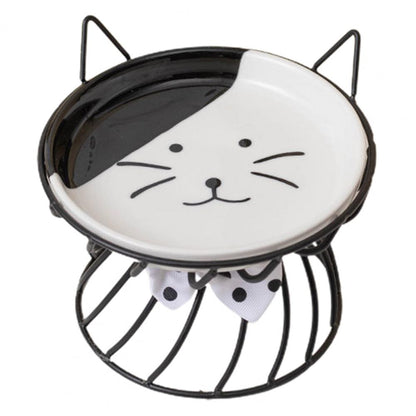 Elevated Cat Food Bowl Large Capacity