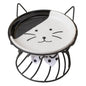Elevated Cat Food Bowl Large Capacity