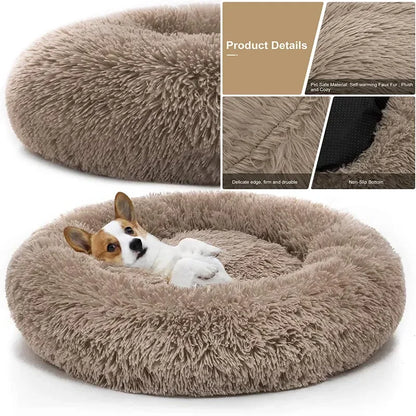 Comfortable Donut Cuddler Pet Bed