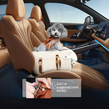 Dog car seat center console pet seat