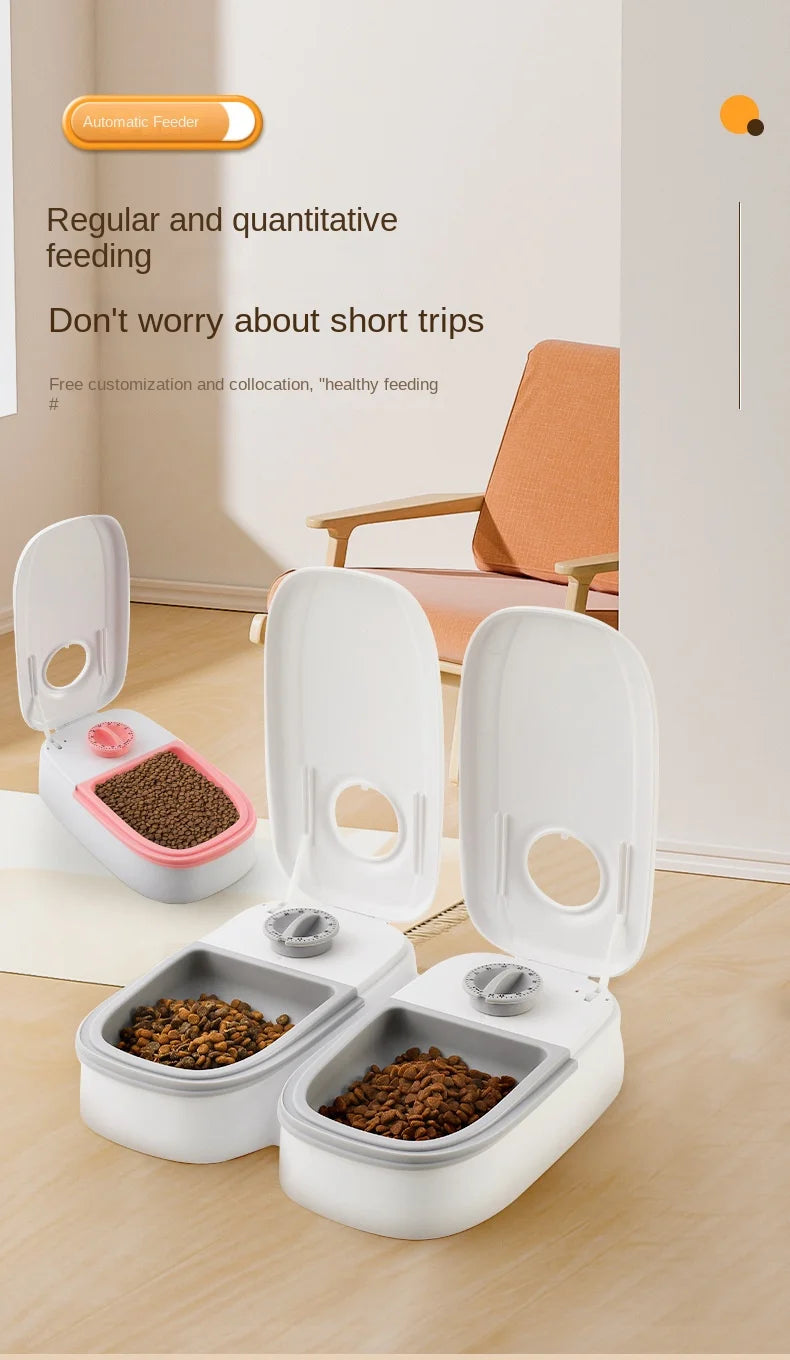 Single Automatic Pet Food Dispenser Bowl