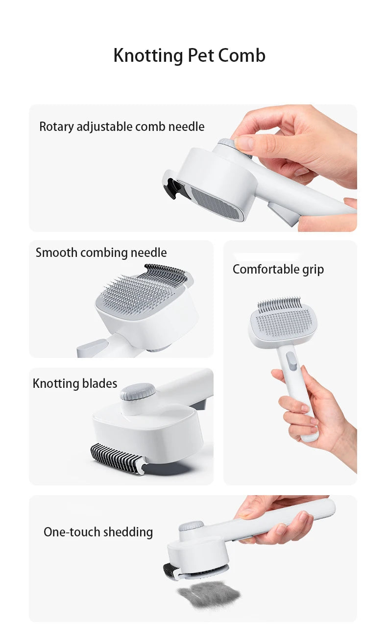 Dual-Sided Pet Hair Brush