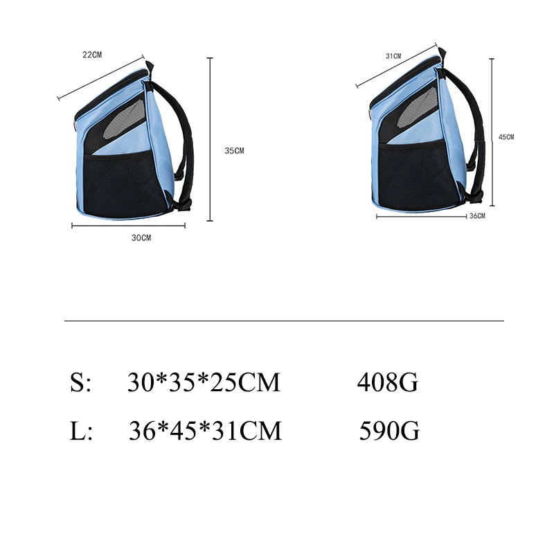 Portable Foldable Pet Mesh Carrier