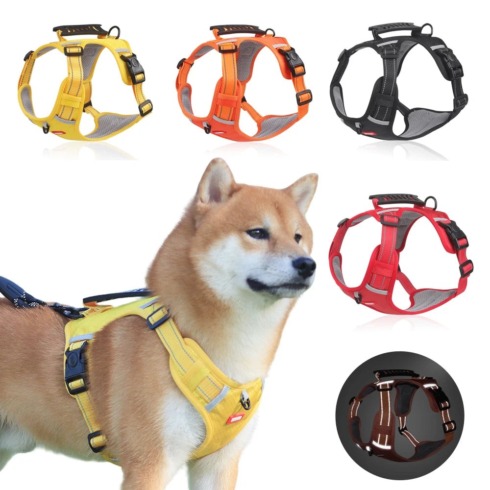 Breathable Reflective Pet Chest Strap
