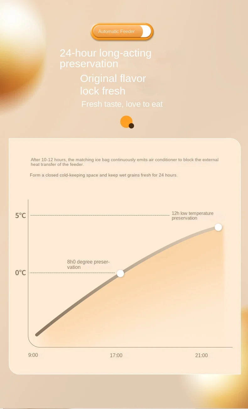 Single Automatic Pet Food Dispenser Bowl