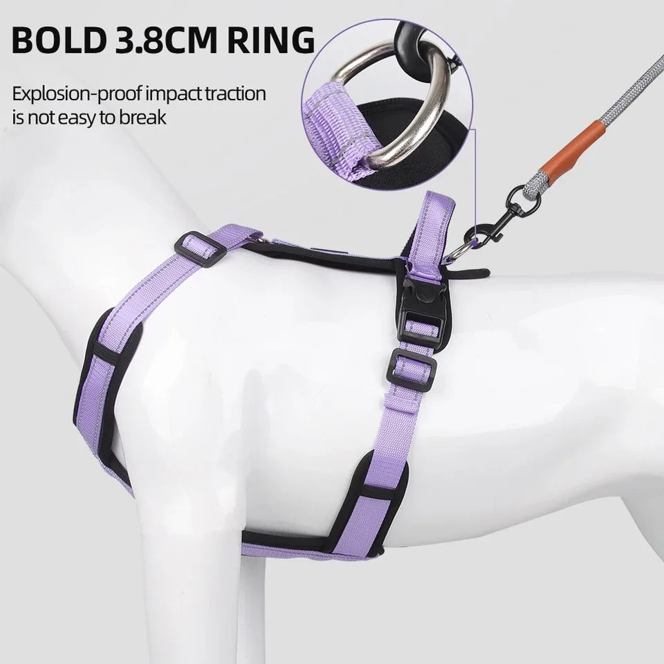 New Pet Dog Harness Reflective With Handle