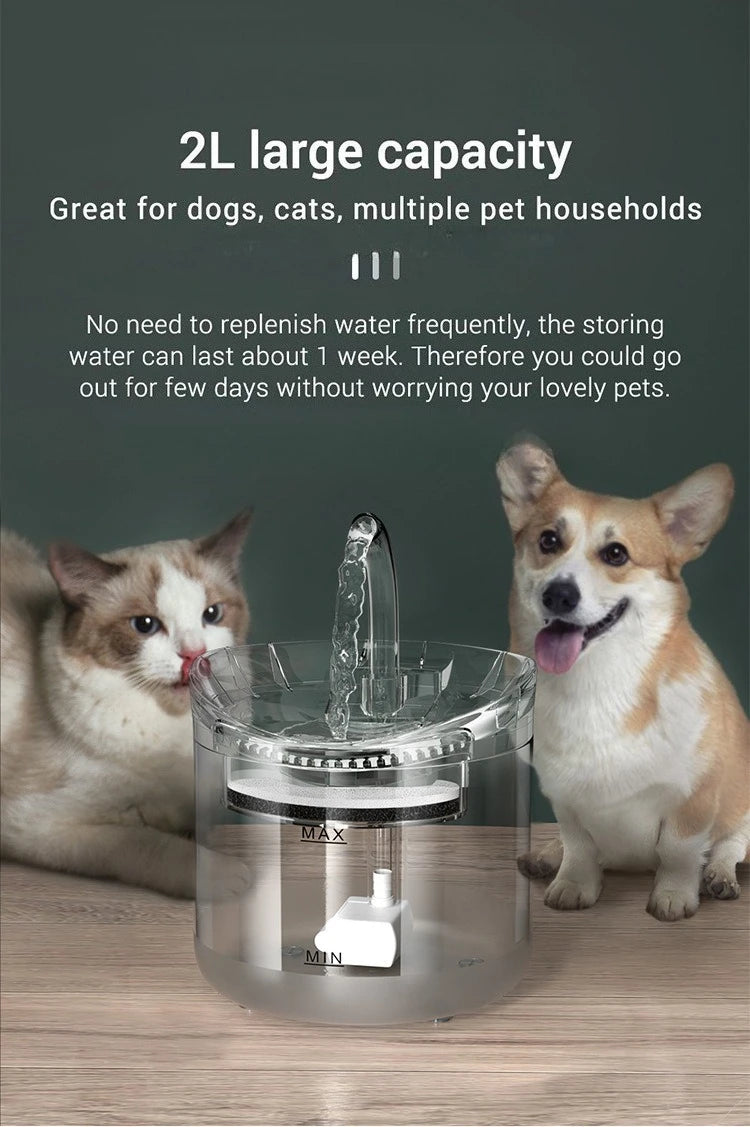 Auto Smart Cat Water Fountain