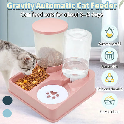 2-in-1 Gravity Feeder and Waterer