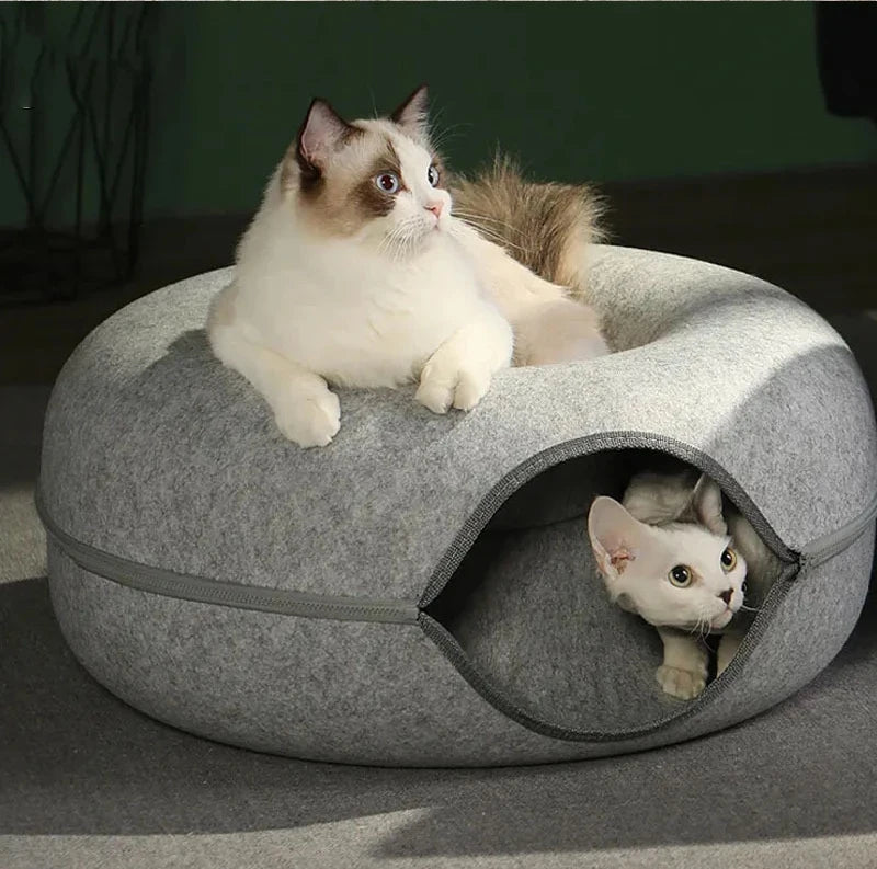2-in-1 Interactive Felt pet House