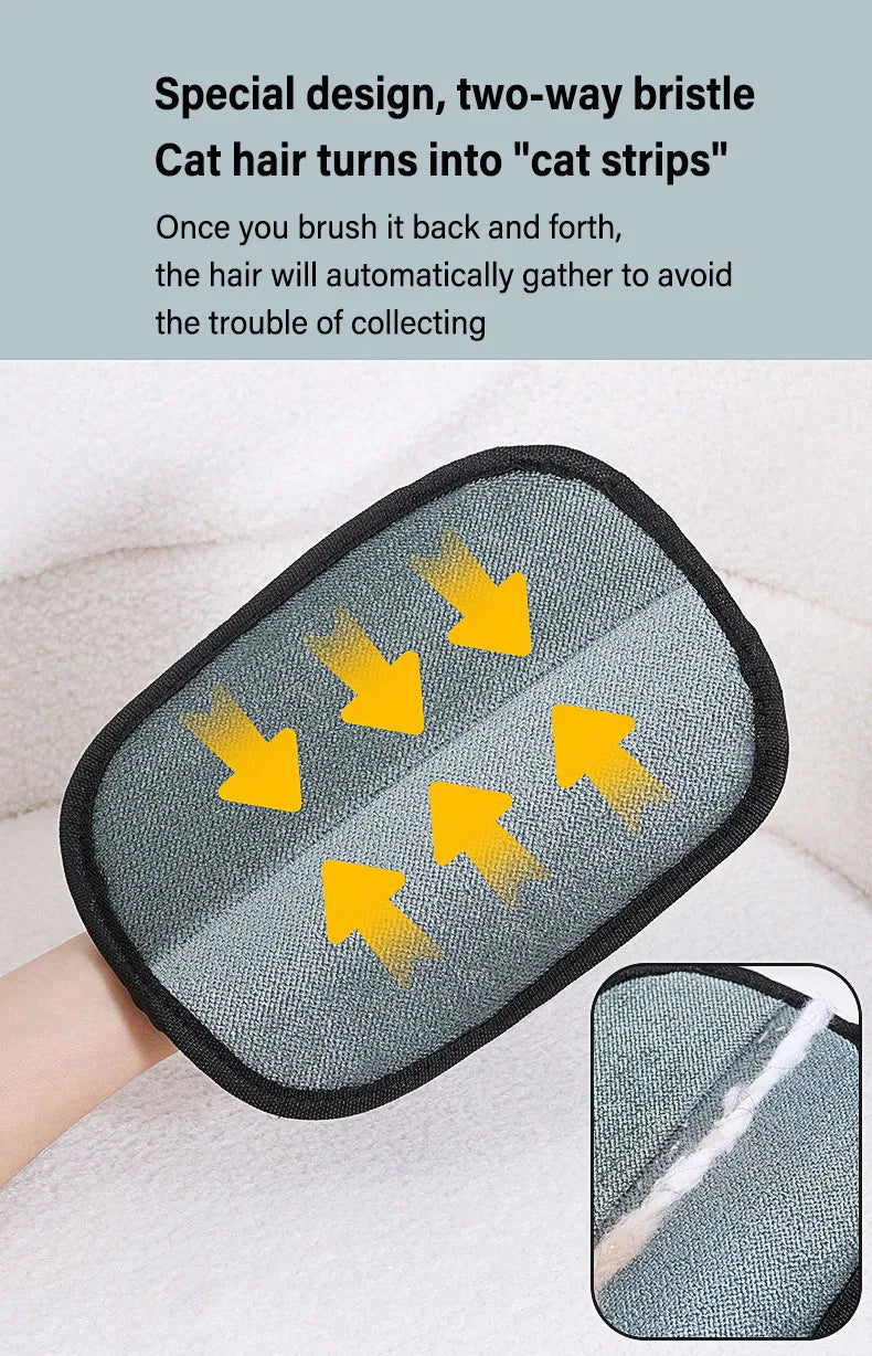Static Pet Hair Remover Gloves