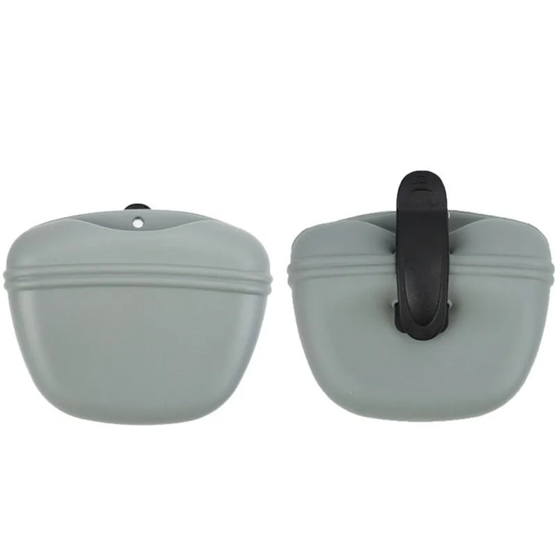 Silicone Dog Treat Bag Outdoor Feeder