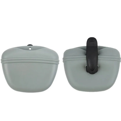 Silicone Dog Treat Bag Outdoor Feeder