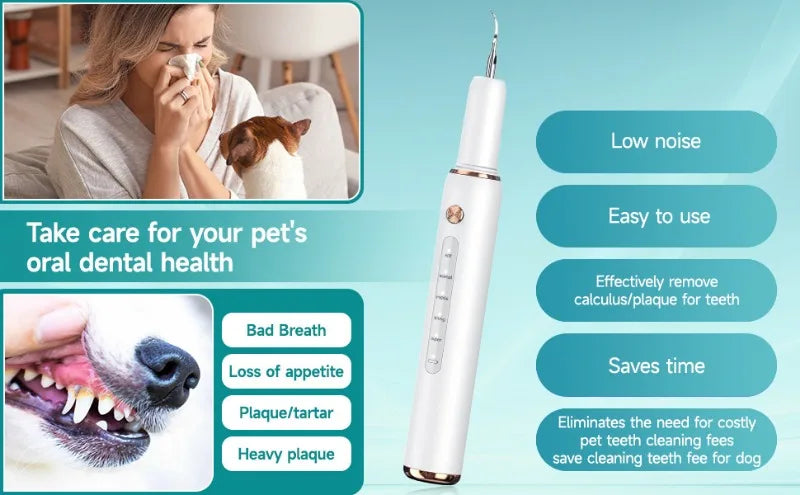 Electric Pet Ultrasonic Dental Cleaner