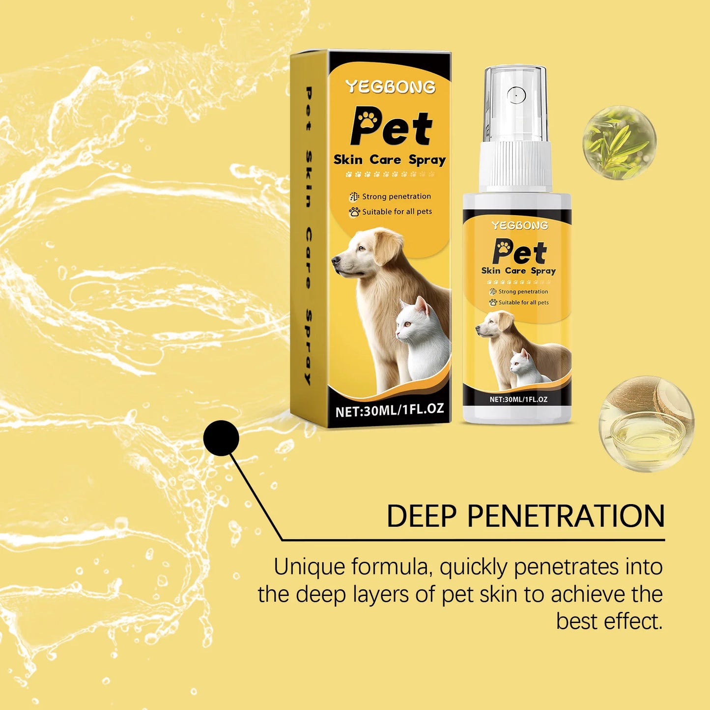 YEGBONG 30ml Pet Skin Care Spray