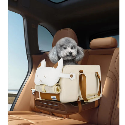 Dog car seat center console pet seat