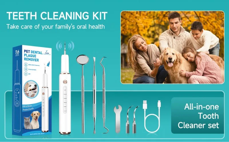 Electric Pet Ultrasonic Dental Cleaner