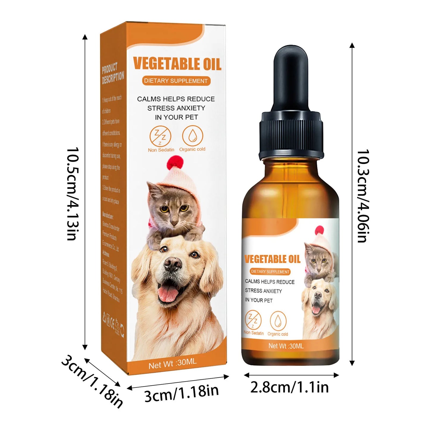 30ml Calming Oil For Dog Calming
