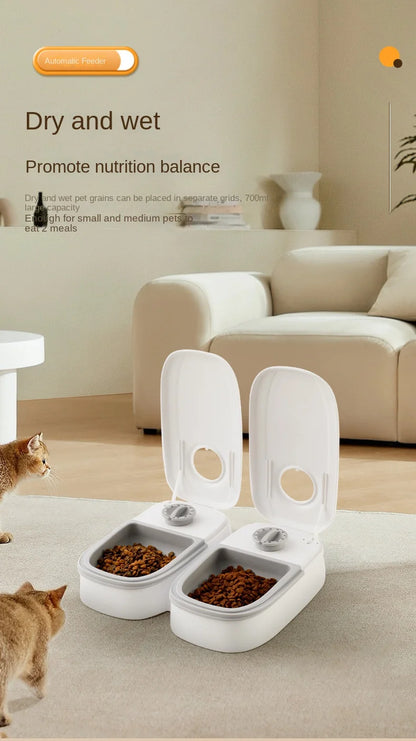 Single Automatic Pet Food Dispenser Bowl