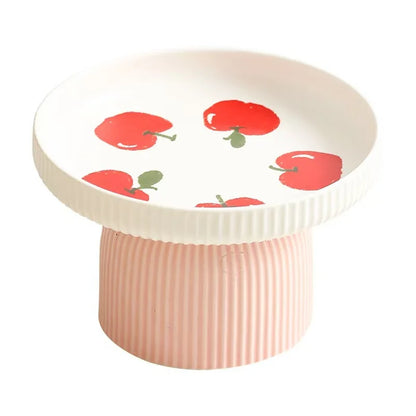 Elevated Ceramic Cat Bowl