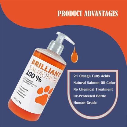 8 fl oz 200ML PET SALMON OIL