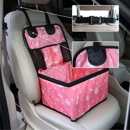 2025 New Dog Car Seat with Storage