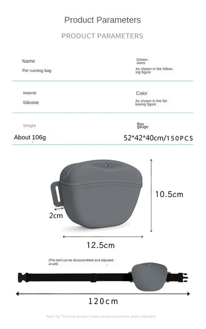 Silicone Treat Bag Outdoor Feeder