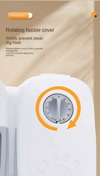 Single Automatic Pet Food Dispenser Bowl