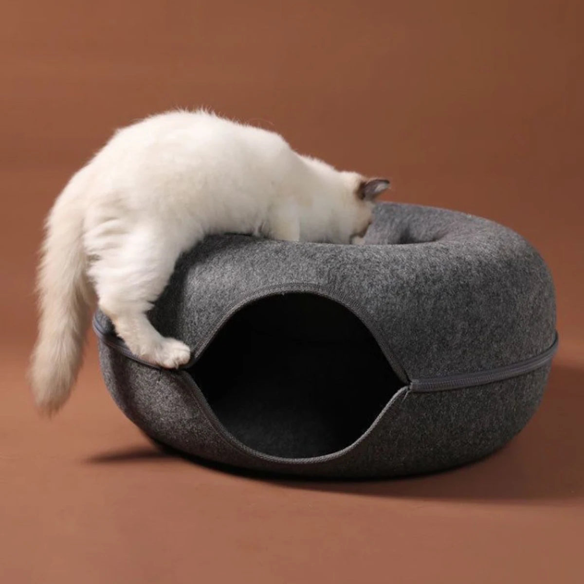 Felt Donut Bed for Pets House With Breather