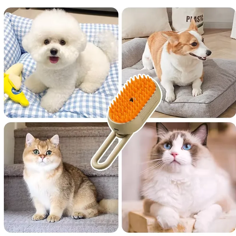 3-in-1 Smart Pet Cleaning Brush