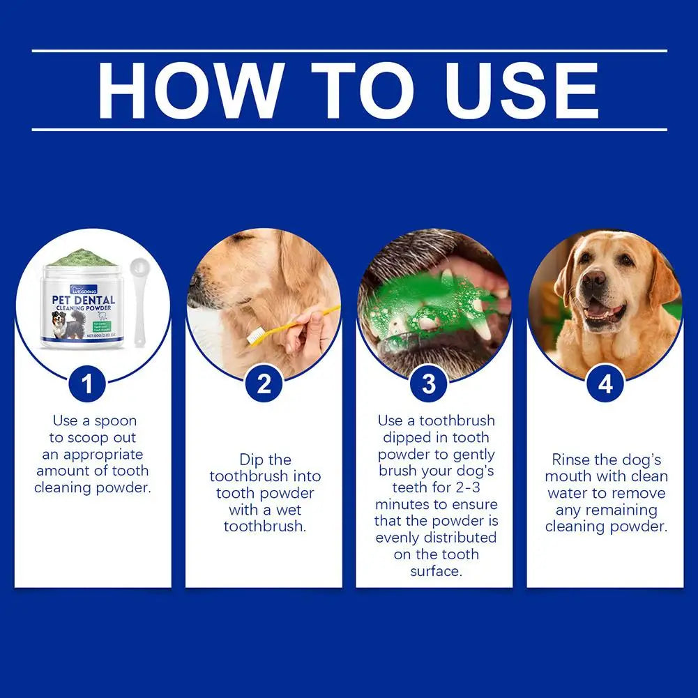 Dog Teeth Cleaning Powder