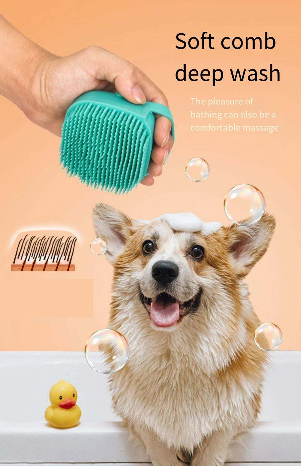 Pet Bathing Brush