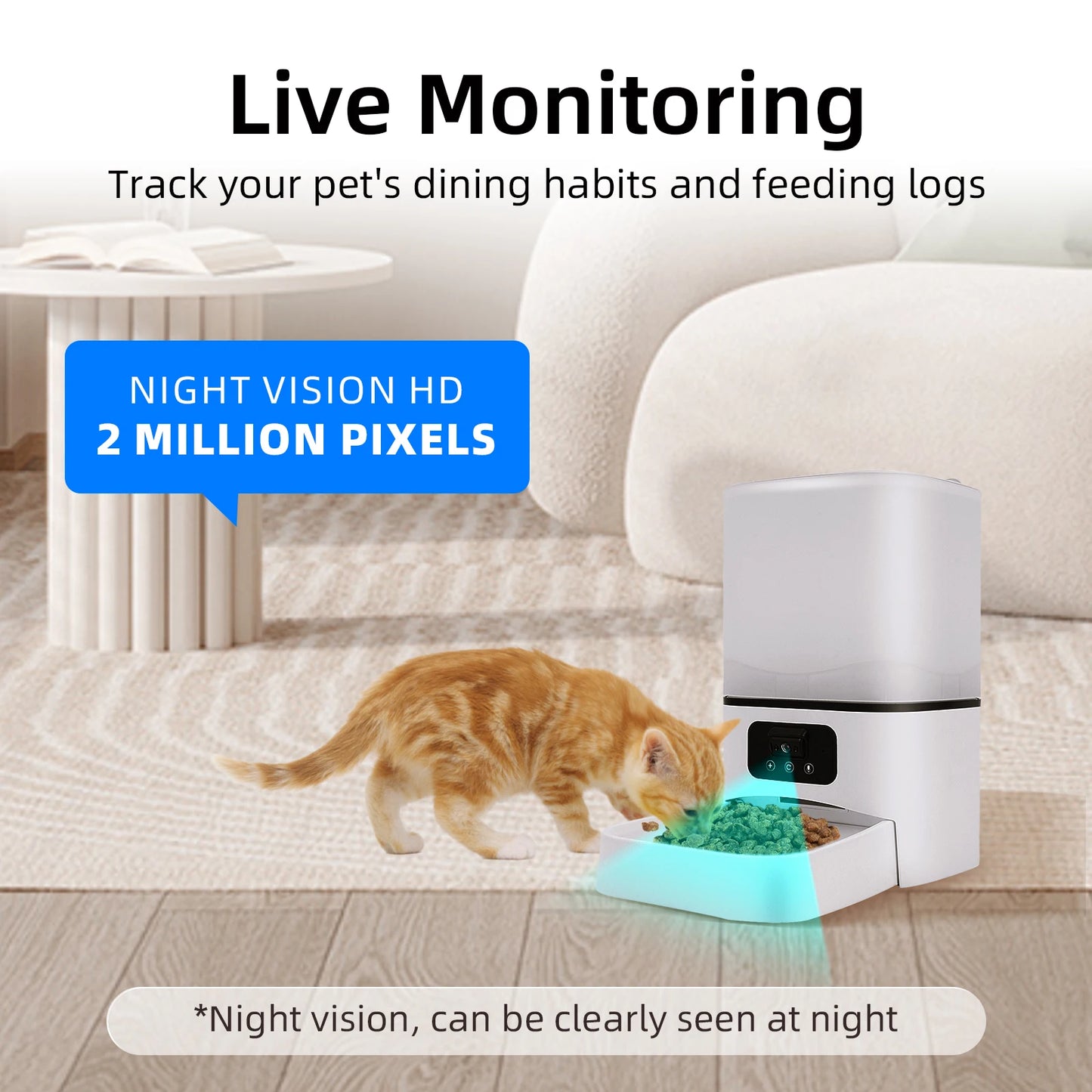 6L 5G Smart Camera APP Pet Feeder