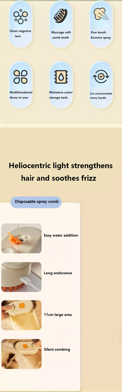 3-in-1 Smart Pet Cleaning Brush