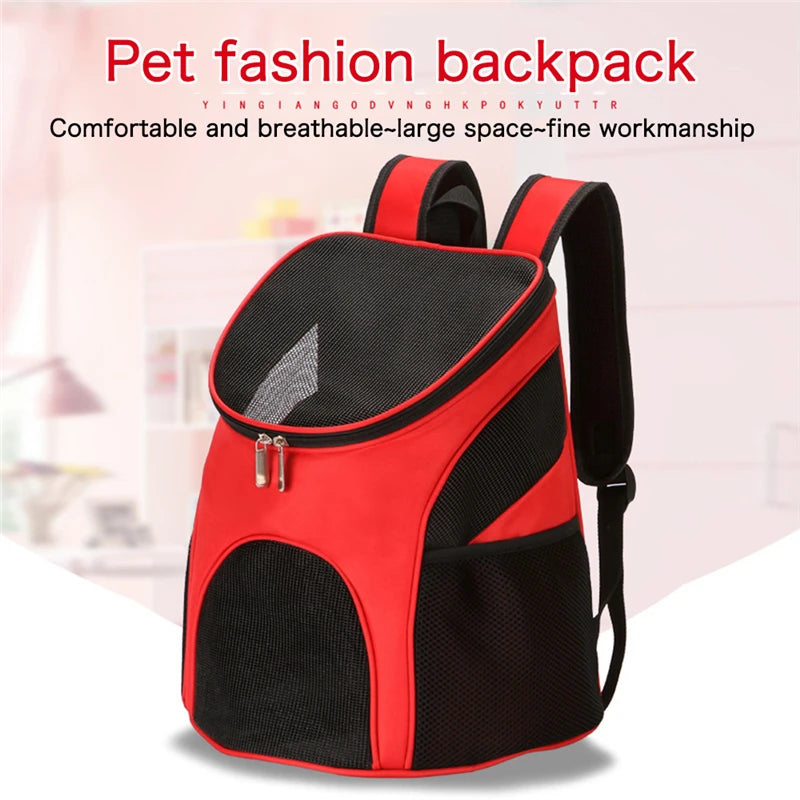 Portable Foldable Pet Mesh Carrier