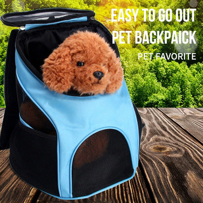 Portable Foldable Pet Mesh Carrier