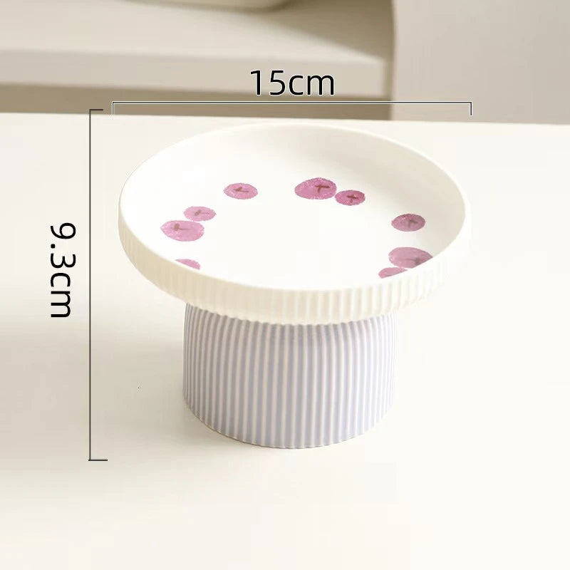 Elevated Ceramic Cat Bowl